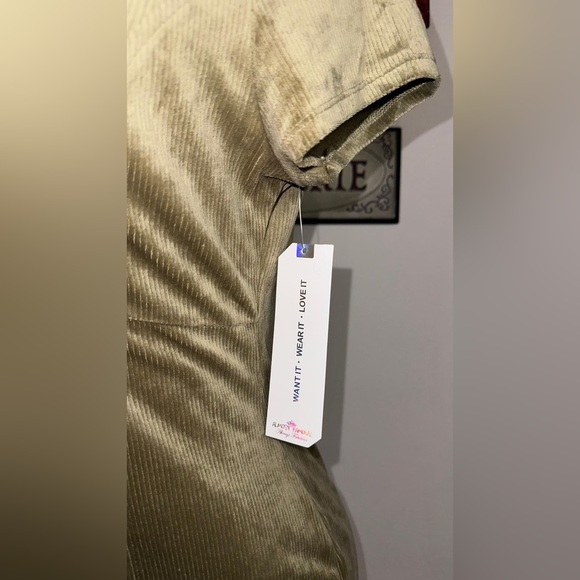 NWT OLIVE CORDUYDRESS SHORT SLEEVE SIZE XL - Picture 6 of 6